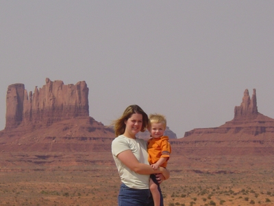 Linda and Tanis ODonnell in Navajo Nation, Northern Arizona