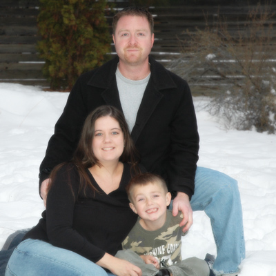 The ODonnell family in winter 2006