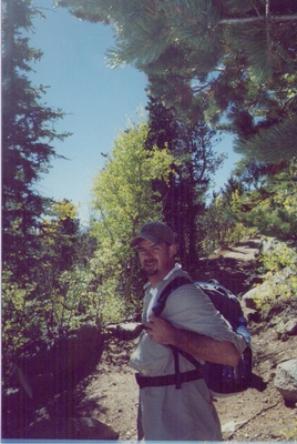 Jay Gorsegnor hiking Pike's Peak - Hiking Colorado