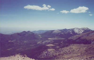 Looking out over the front range from Pike's Peak - Hiking Colorado