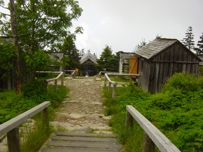 The old cabins at the top of Mount LeConte - Hiking Tennessee