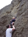 Jody O'Donnell and Tanis O'Donnell on Rope De Dope - Smith Rock